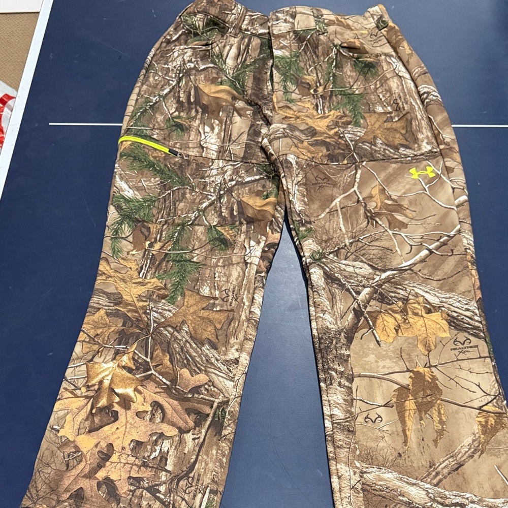 Under Armour Kids Woodland Camo Pants